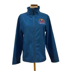 Peppa Pig World Of Play Blue Softshell Jacket Full Zip